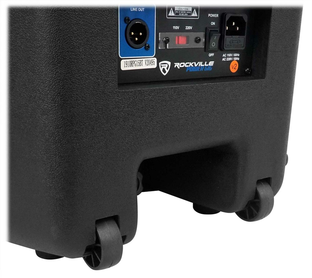 Rockville Powered 15" iphone/ipad/Android/Laptop/T.V. Karaoke Machine/System