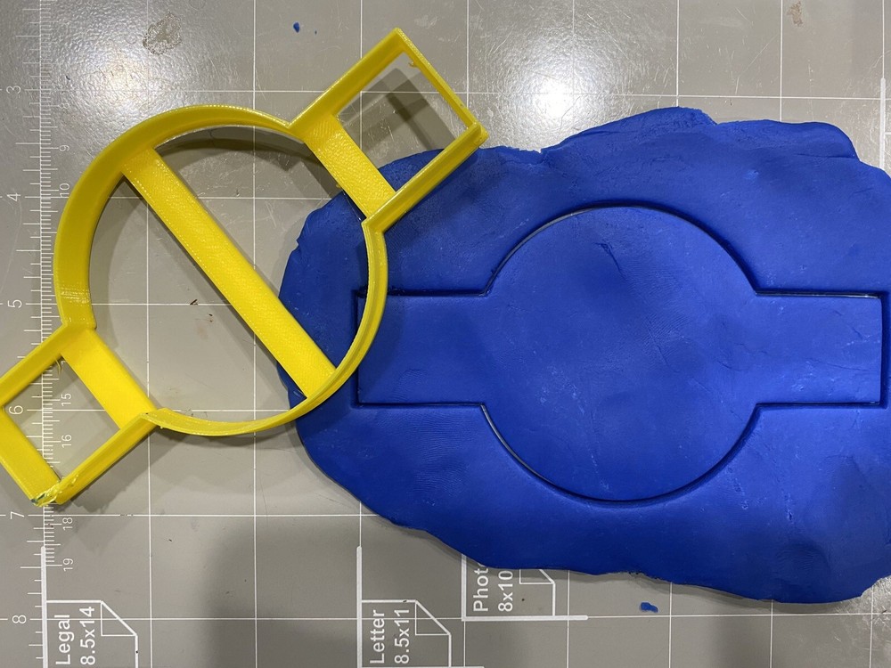 Fly Navy Outline Logo Cookie Cutter
