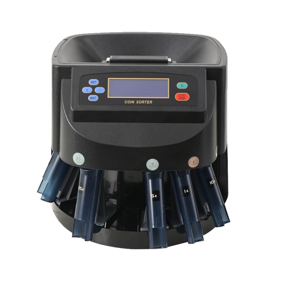 Coin Sorter Counter Digital Automatic Electronic Counting Change US