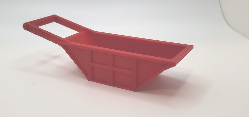 Custom 1/50 Scale 5 Cubic Yard Bedding Box in Red