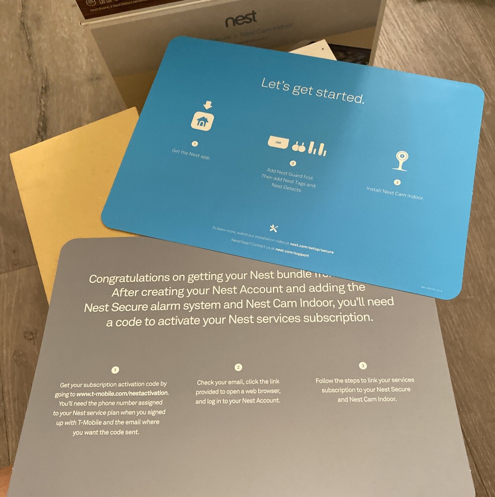 Google Nest Secure Smart Alarm System and Google Nest Cam Indoor Wired Security