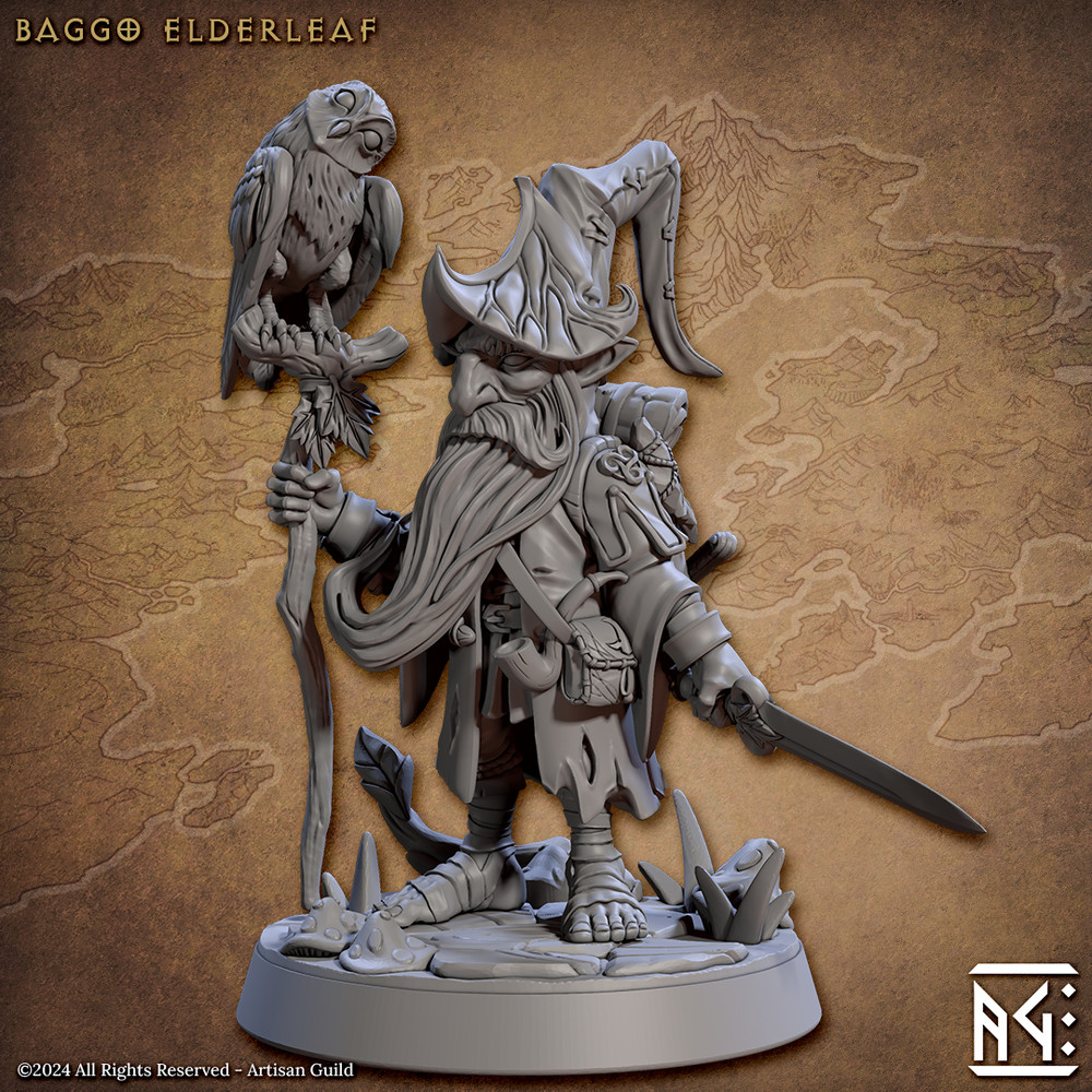 Baggo Elderleaf - Gnome Elder - Artisan Guild - Dungeons and Dragons