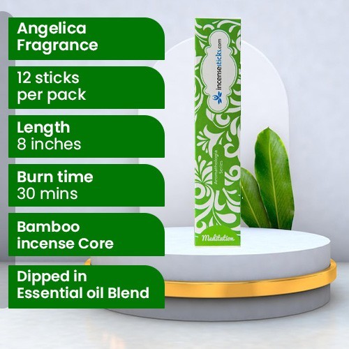 Meditation Incense 8" 12 Sticks Pack: 5 Packs