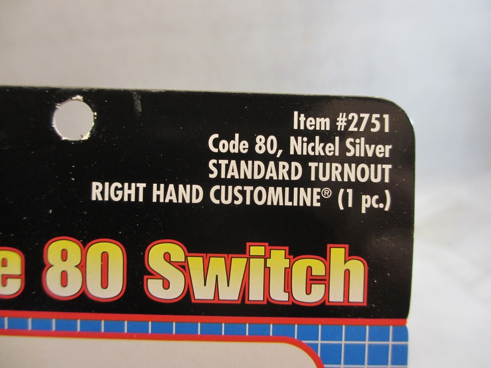 N scale Atlas Code 80 turnout 2751 Switch R Mint
