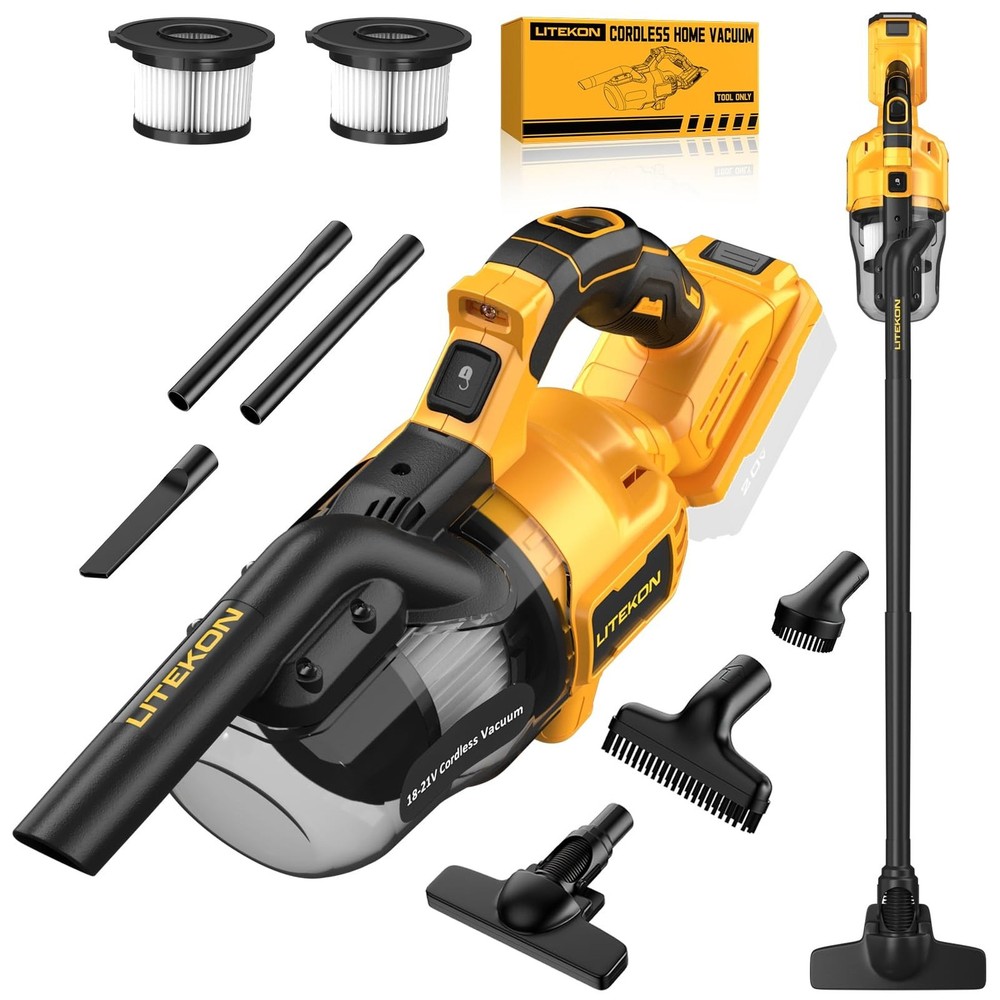 Cordless Vacuum Compatible with 𝗗𝗘-𝗪𝗔𝗟&#