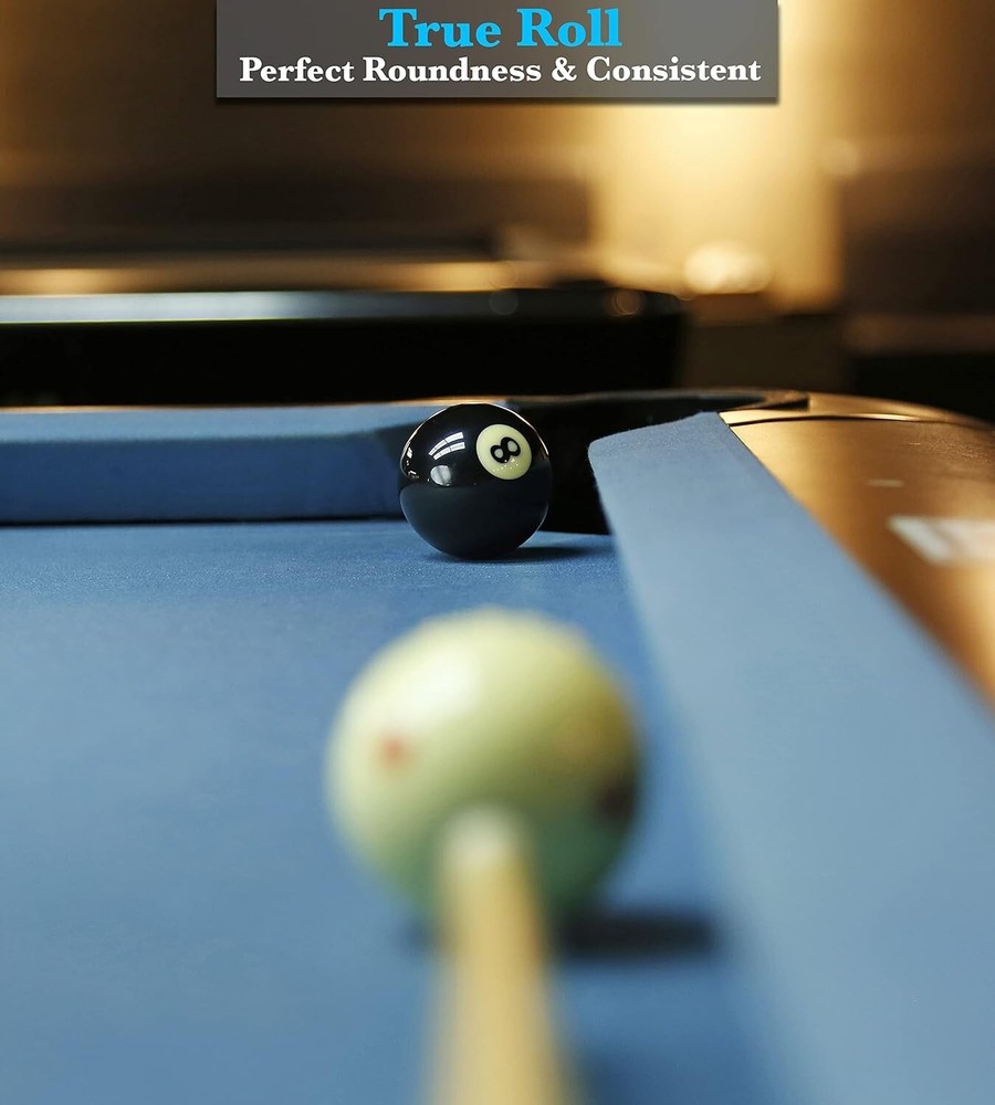 High-Quality Resin Pool Balls - Complete 16 Set for Enhanced Gameplay Experience