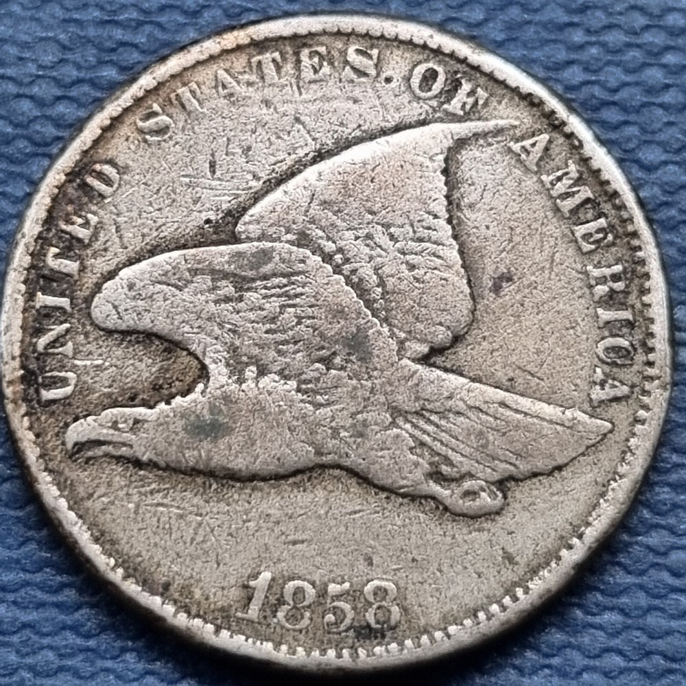 1858 Flying Eagle Cent 1c Better Grade #76932