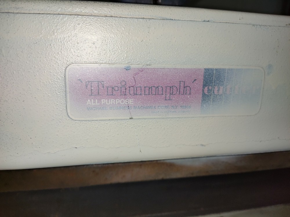 Triumph Hydraulic Paper Cutter