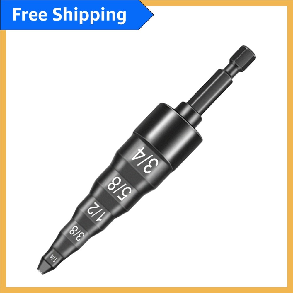 Versatile HVAC Copper Pipe Expander: 5-in-1 Swaging Tool with Drill Bits