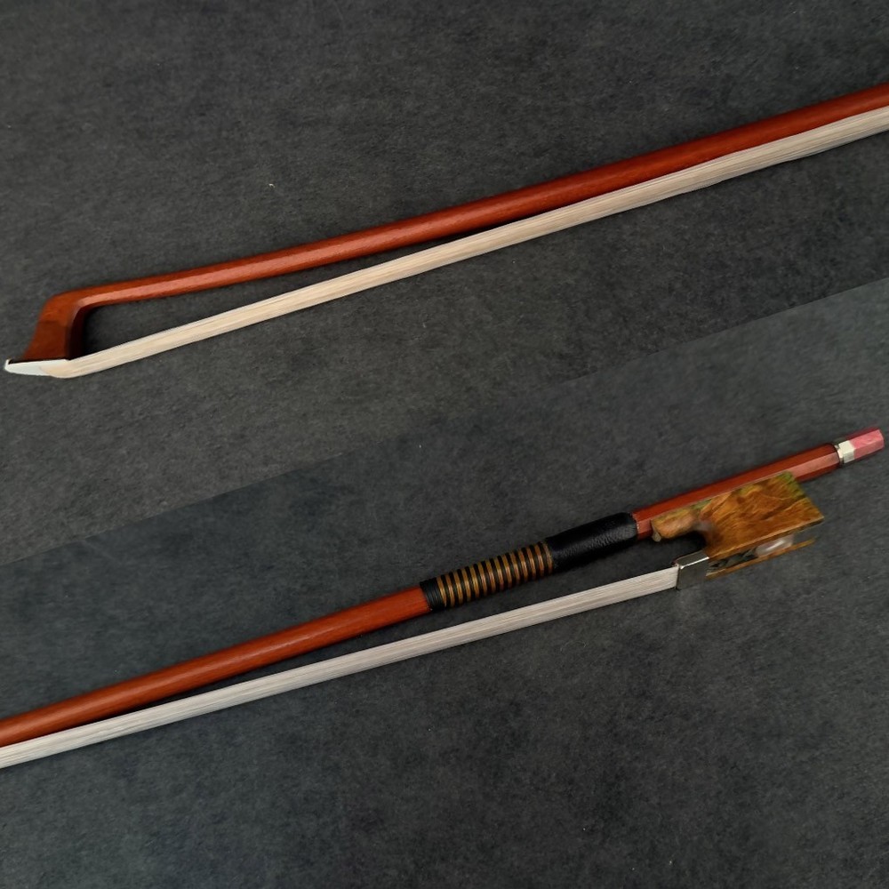 E.SARTORY Copy Pro Master Pernambuco Violin Bow 4/4 Maple Frog Nickle Light 58g