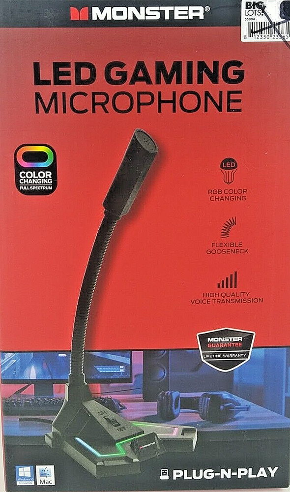 Monster LED gaming microphone