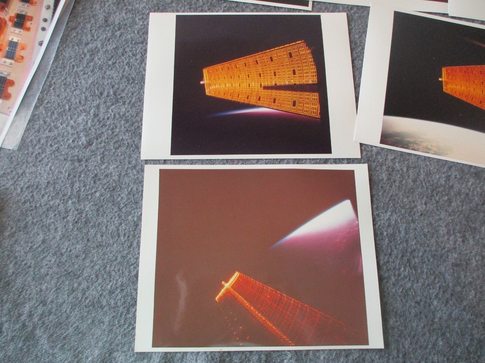 NASA SPACE SHUTTLE SOLAR ARRAY OAST-1 1stGEN PHOTOS+SPECTROLAB SILICON TEST CELL