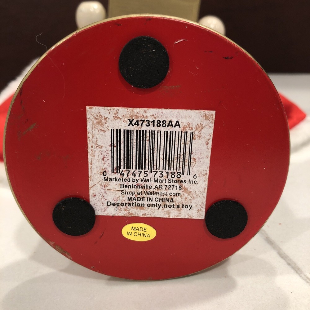 Nutcracker Cape Feather Hat Count Down Blocks on Tray 16”