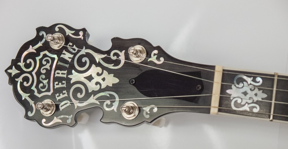 Deering John Hartford Pro 5 String Banjo (Pop On Resonator Missing) w/ Case