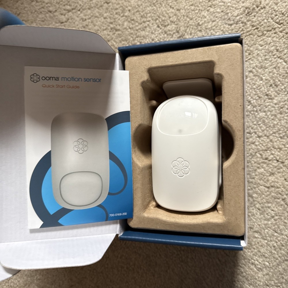 Ooma Home Motion Sensor 100-0222-200 for Ooma Telo, New, Open box