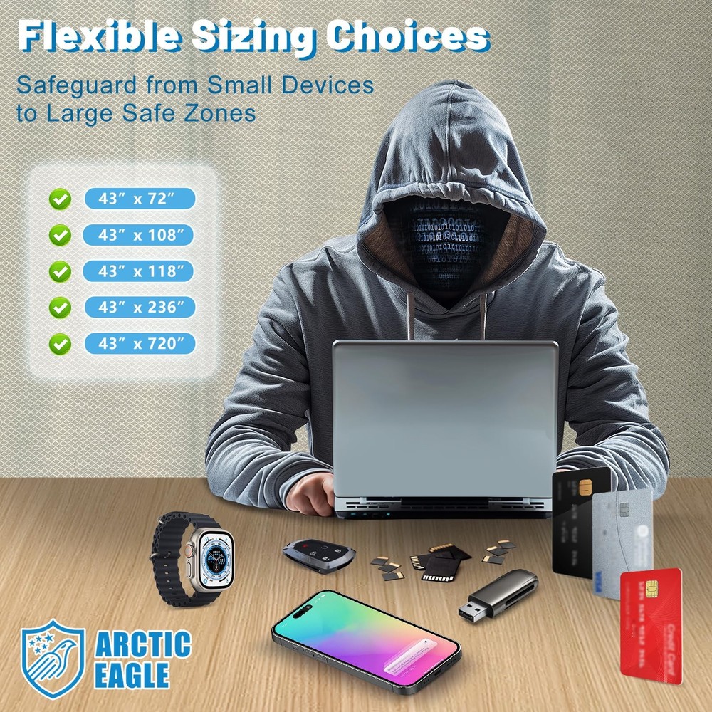 Faraday Fabric – Conductive Electromagnetic Interference Reduction Cloth for ...