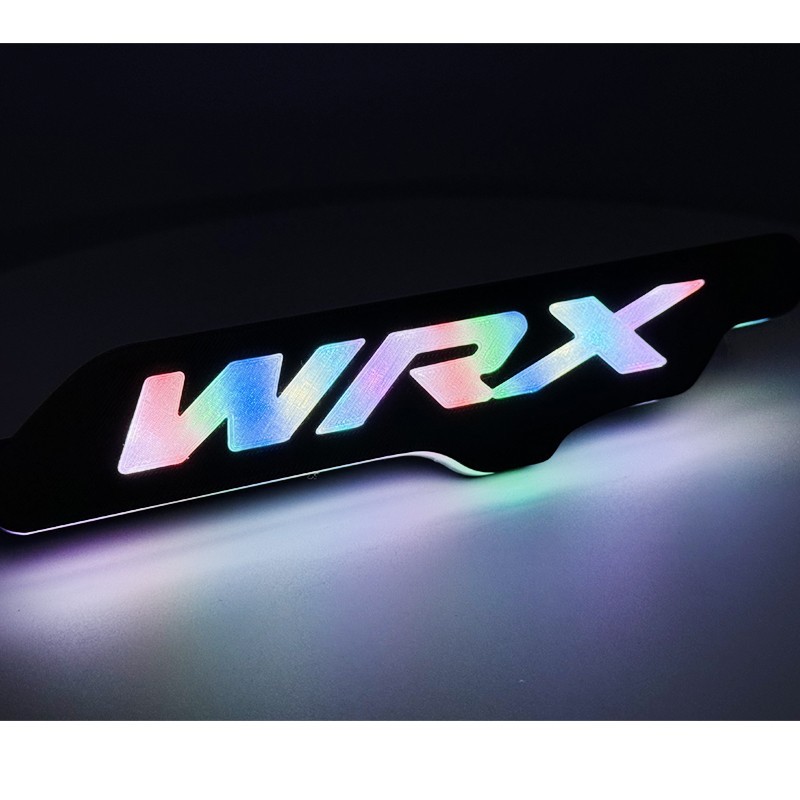 Changeable Color Front Grille LED Emblem Light for Subaru WRX Badges App Control