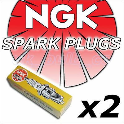 2x NGK SPARK PLUGS BKR6EKC 2848