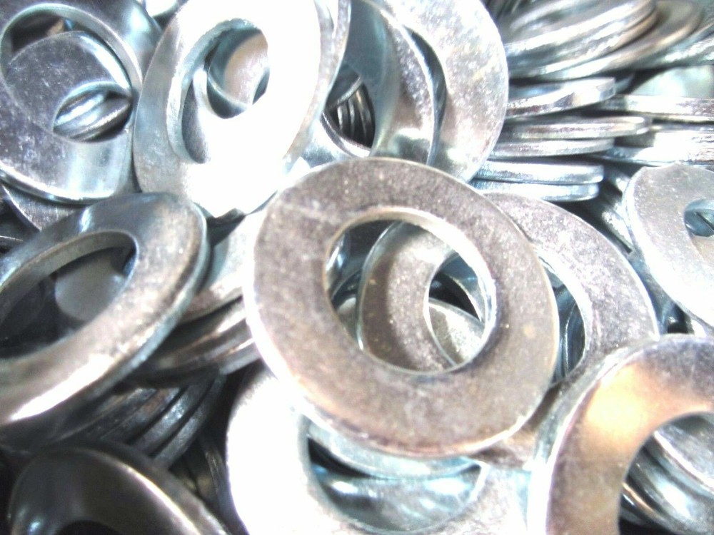 100 3/4 SAE Flat Washers Zinc Plated