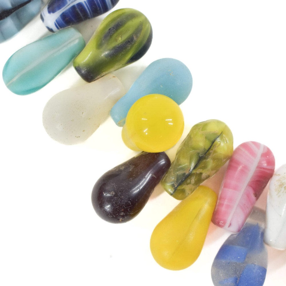 Triangular and Teardrop Wedding Trade Beads Sidley Collection