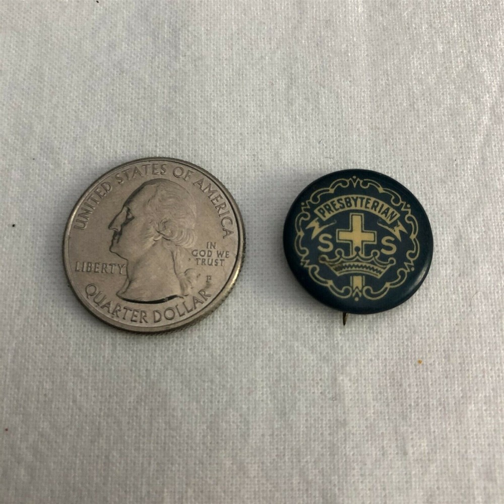 Presbyterian Sunday School Religious Pinback Button #36837