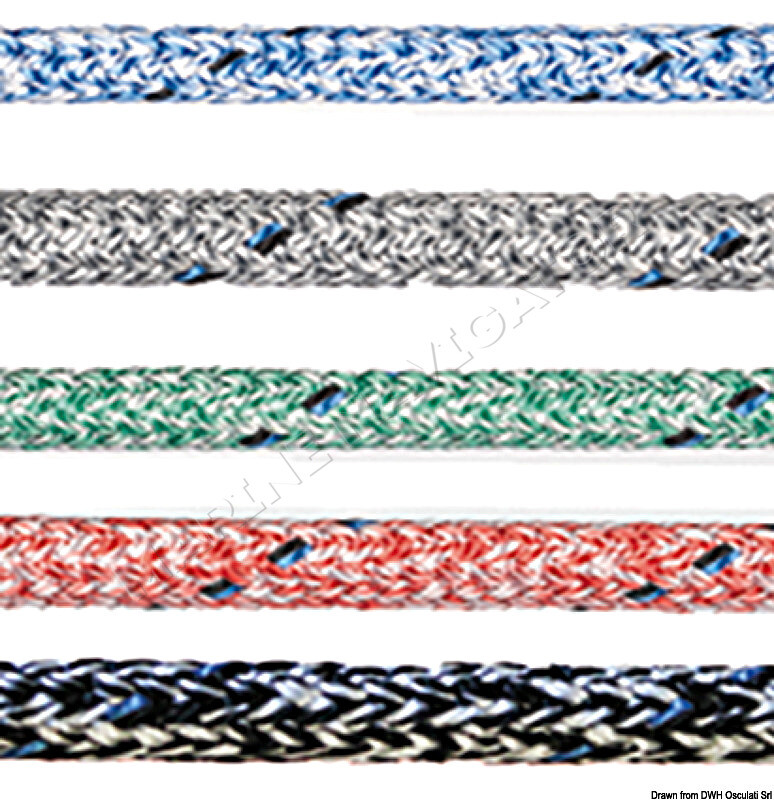 Marlow Marble Braid Red 10 mm