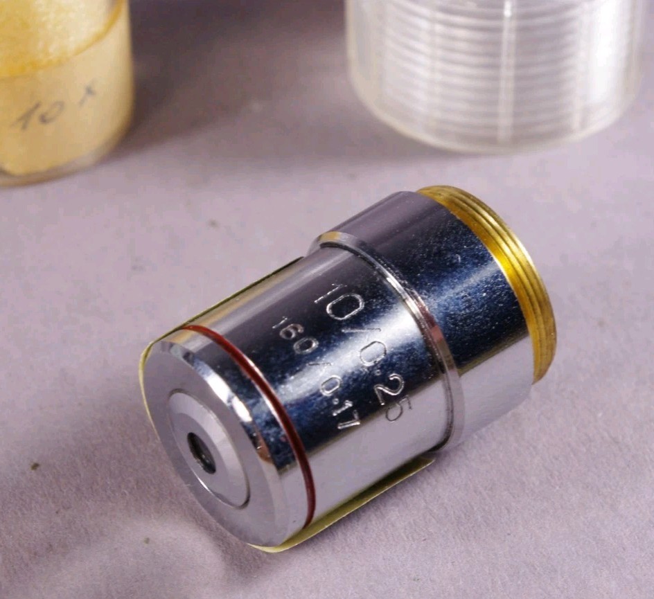 Microscope Objective LUPE 10/0.25 160/0.17 10x Microscope Objective