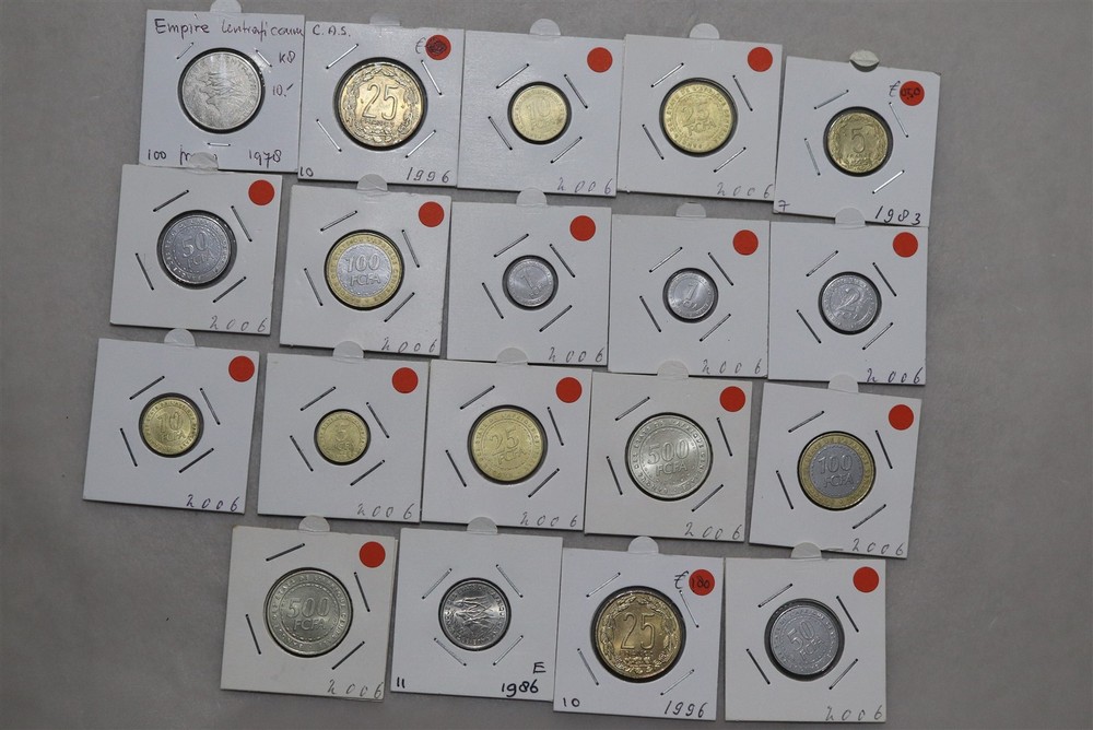🧭 🇬🇭 CENTRAL AFRICAN STATES MASSIVE LOT B89 #537 BXROX