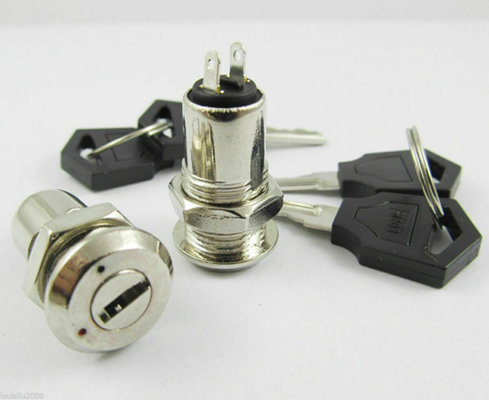 1 pcs Key Switch ON/OFF Lock Switch K3 with Plastic Handle