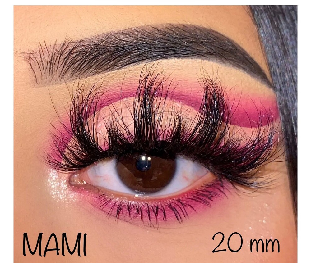 Glitter Mink Lashes, handmade 