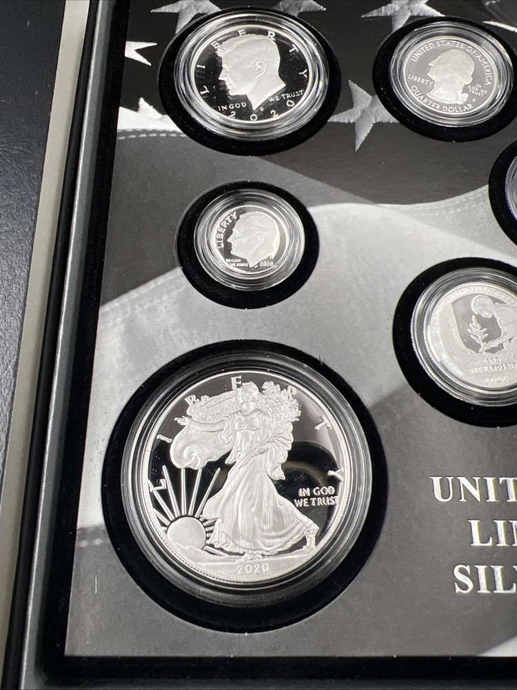 2020 Limited Edition US Silver Proof Set Complete w/ Box COA