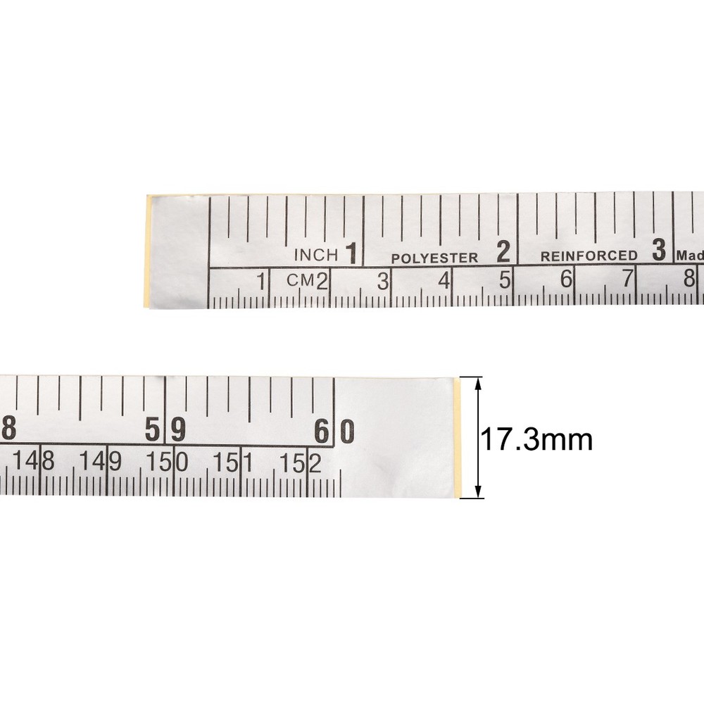 Support Tape Sticker Measure 152cm 60" Measuring Tool 2pcs
