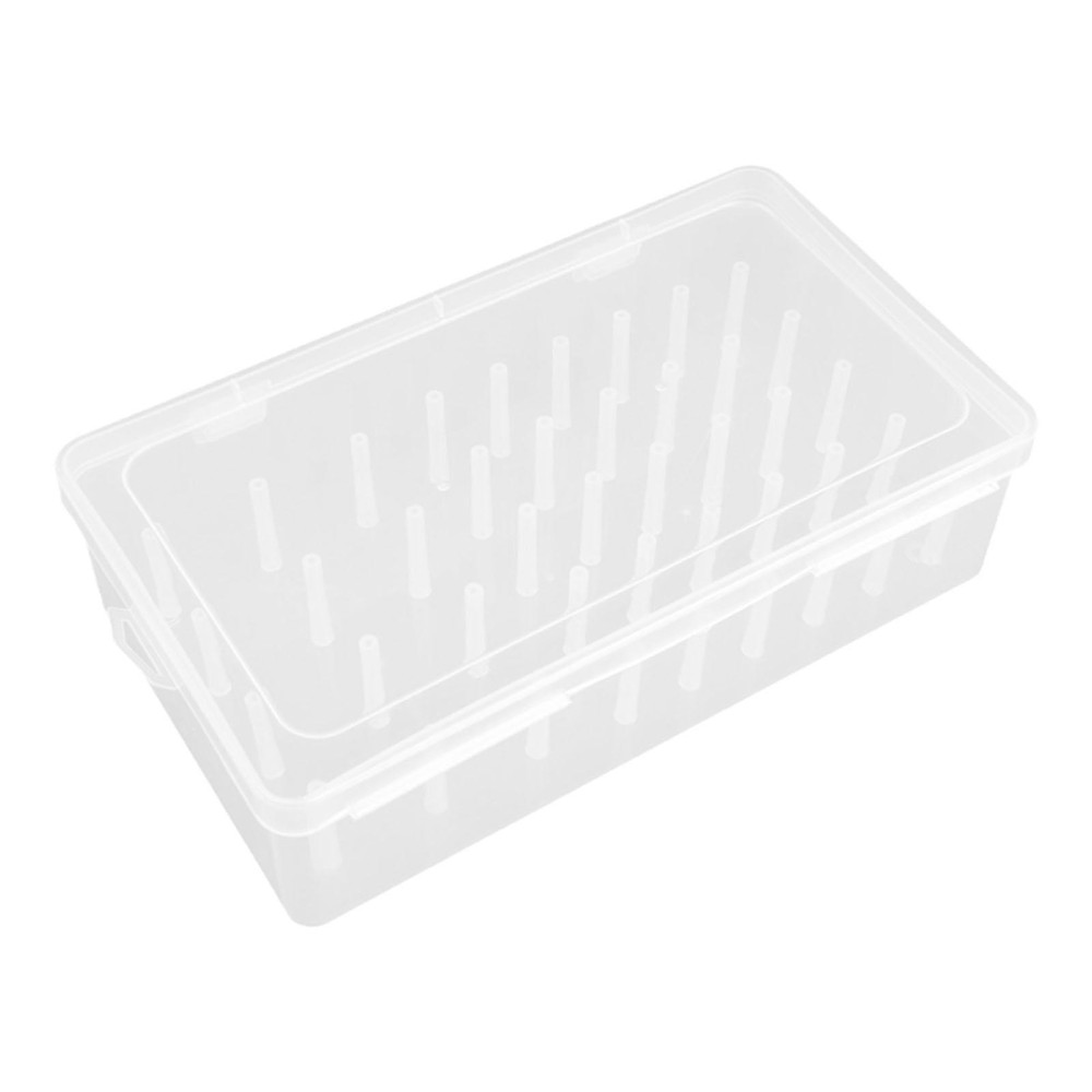 Sewing Thread Storage Box Container Sewing Craft Storage Case Transparent