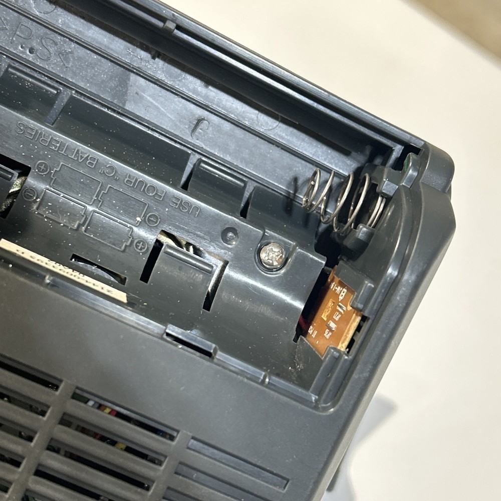 RADIO SHACK CTR-121 Portable Desktop AC/Battery Cassette Recorder Untested