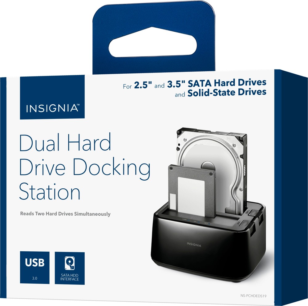 Insignia- 2-Bay HDD docking station