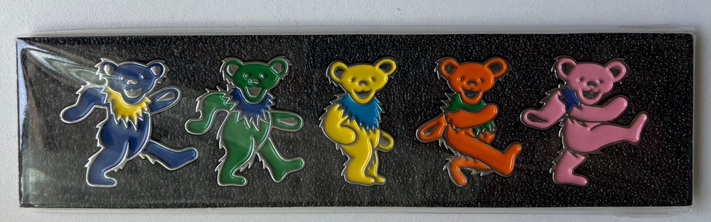 Grateful Dead The Dancing Bear Badge 5 Pack