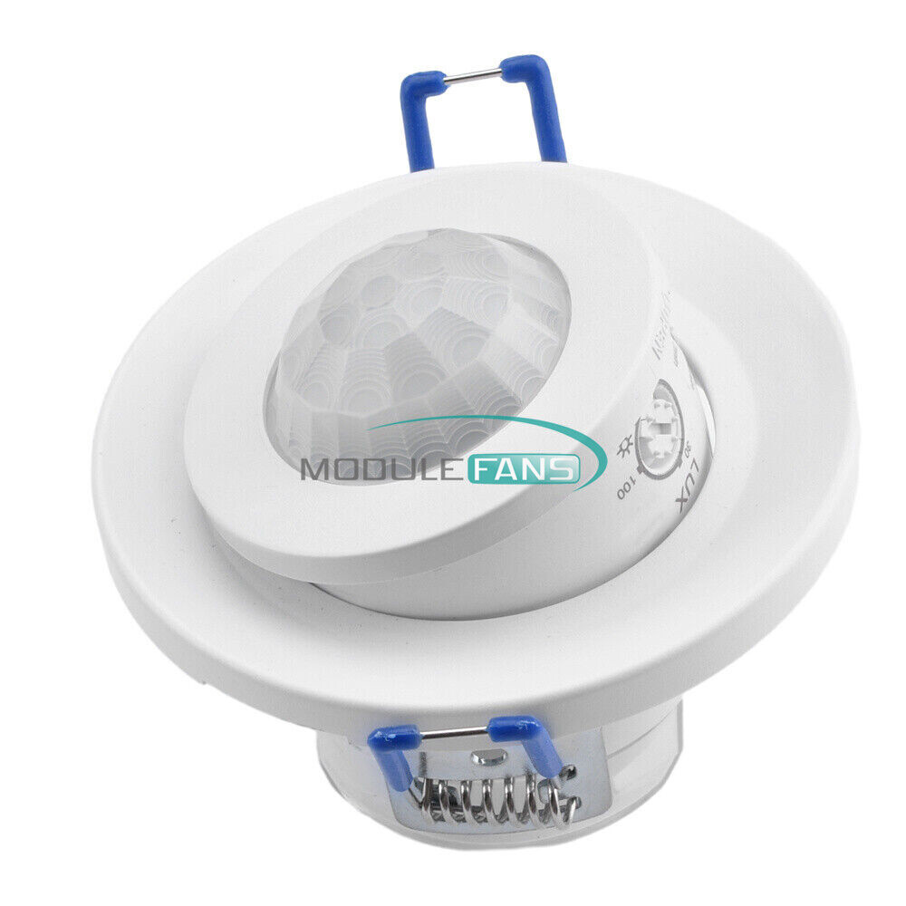 AC220-240V PIR Motion Sensor Detection Embedded Rotary Sensor 360° Motion Sensor