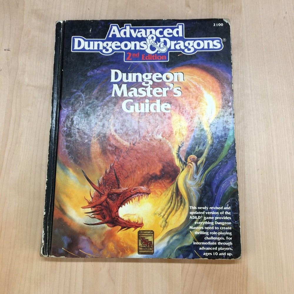 Advanced Dungeons & Dragons 2nd Edition Dungeon Master's Guide + 2 Screens Ref