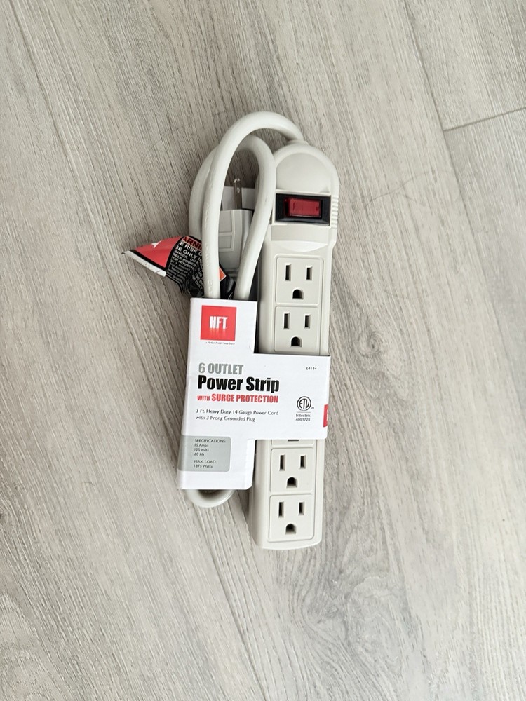 HFT 6 Outlet Power Strip
