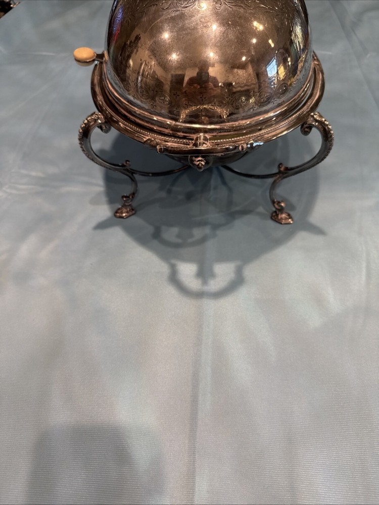 Antique Sheffield English Silver Plate Covered Tureen