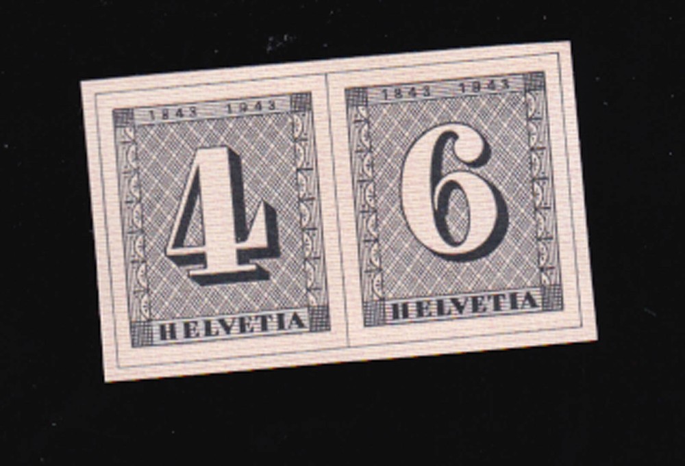 (switzerland)1943 Sc B131a/b MNG,      v1909