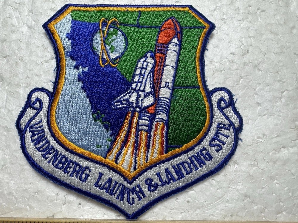 Vintage Vandenberg Air Force Base Patch- Space Shuttle Launch & Landing Site