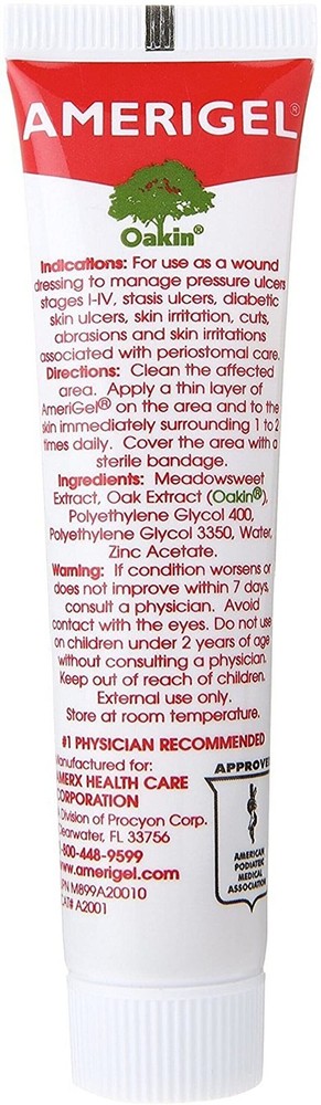 AMERIGEL Hydrogel Wound Dressing (1 oz.) - Provides Moisture-Rich Healing Env...