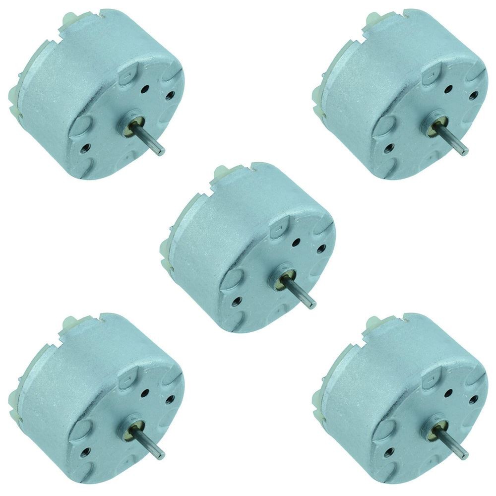 5 x low inertia 6V motor