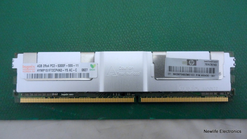 HP 466436-061 4GB PC2-5300 FB-DIMM Server Memory