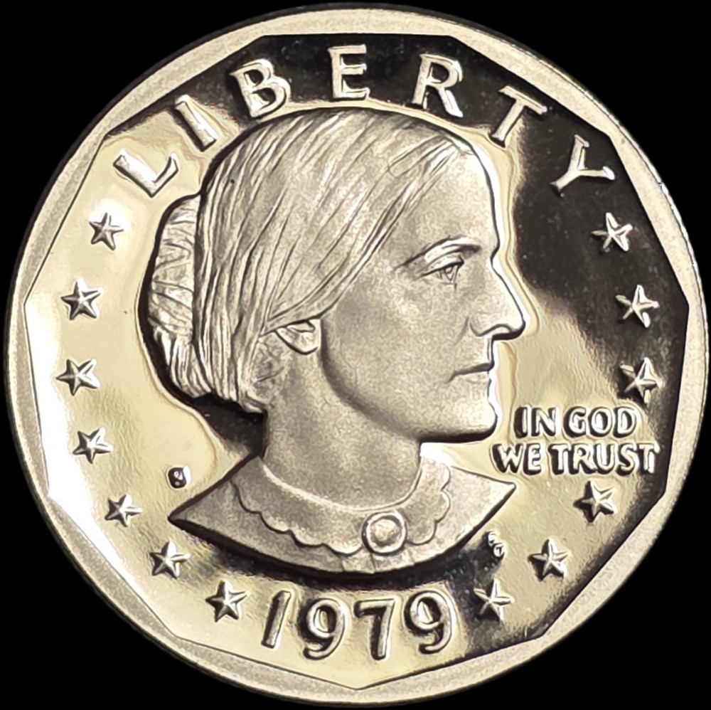 1979 S Mint - PROOF-  Susan B Anthony Dollar - Type 1