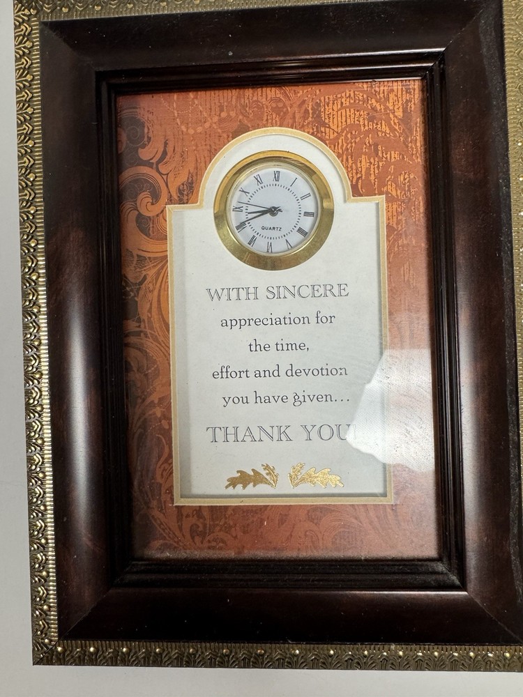 Retirement Clock Picture Frame- Untested