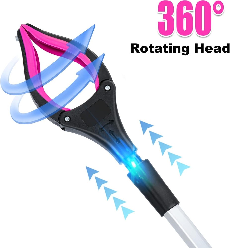 Foldable Grabber Reacher Tool with Magnetic Tip