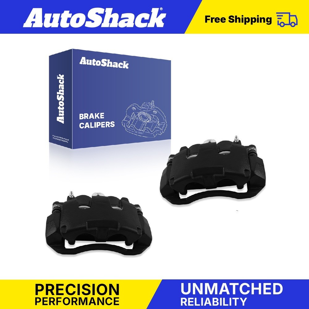 Front Brake Calipers Black for Ram, 1500 2011-2018