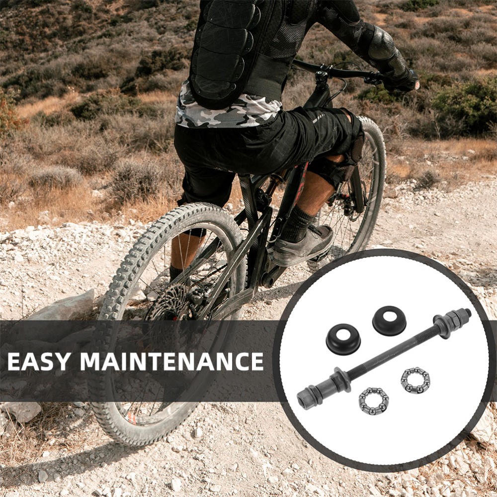 Bike Axle Replacement Front Kit Bicycle Bundle Quick Release Wheel Hub